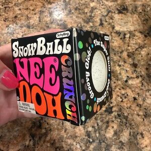 Schylling Snow Ball Nee Doh Crunch Toy